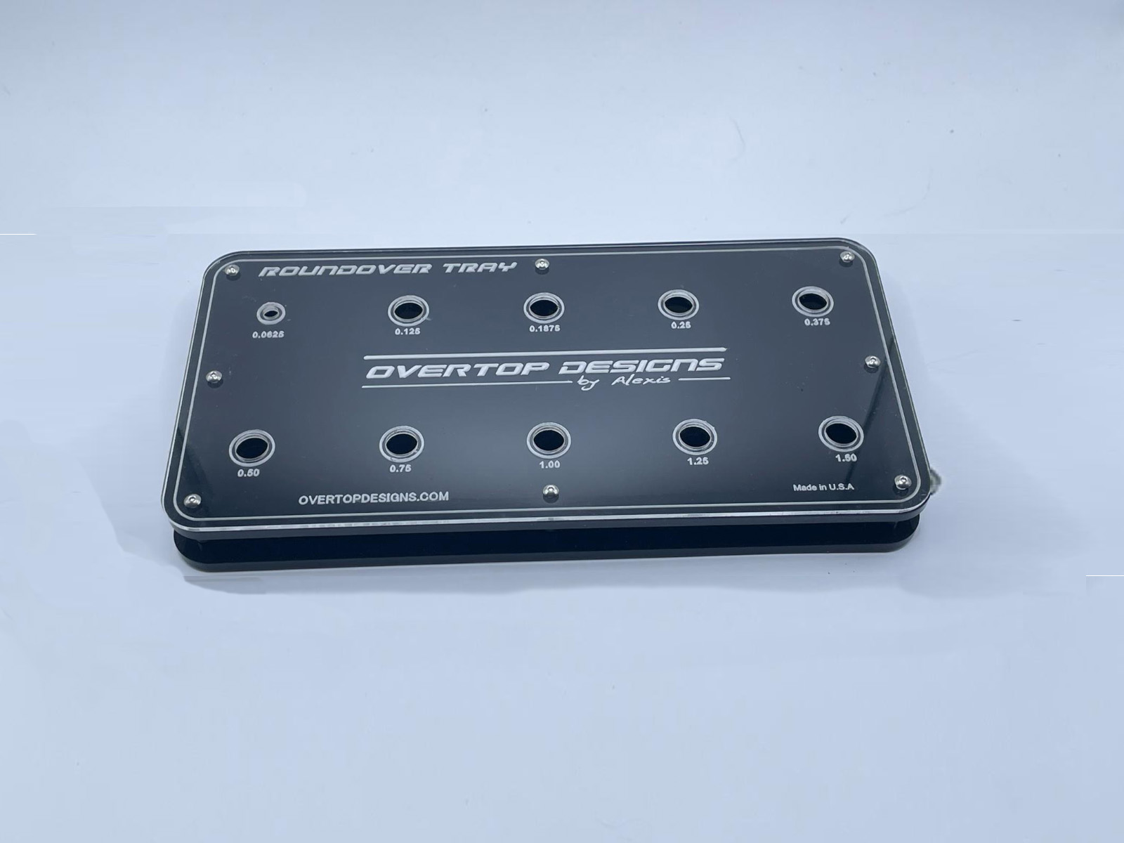 MASTER ROUNDOVER BITS TRAY